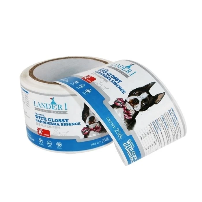 Waterproof Pet Food Packaging Labels